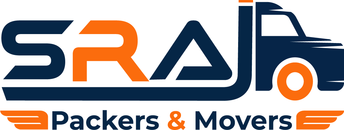 SRAJ Packers And Movers Logo